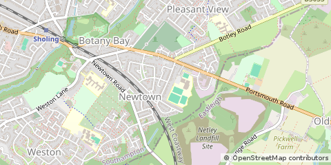 Map of Southampton