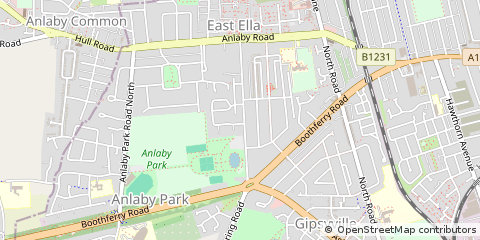 Map of East Yorkshire
