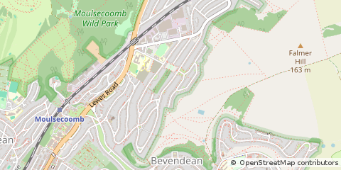 Map of Brighton, East Sussex