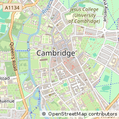 Map of Cambridge, Cambridgeshire