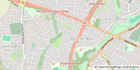 Map of Newcastle Upon Tyne