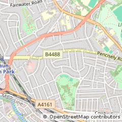 Map of Cardiff