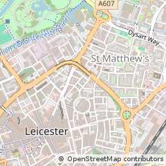 Map of Leicester