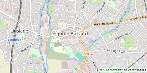 Map of Leighton Buzzard, Buckinghamshire
