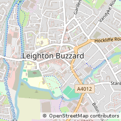 Map of Leighton Buzzard, Buckinghamshire