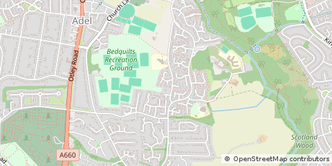 Map of Leeds