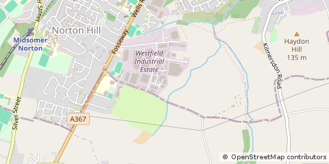 Map of Midsomer Norton, Bath