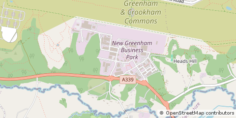 Map of Newbury, Berkshire