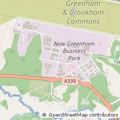 Map of Newbury, Berkshire