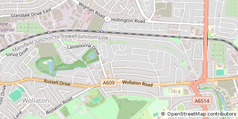 Map of Nottingham
