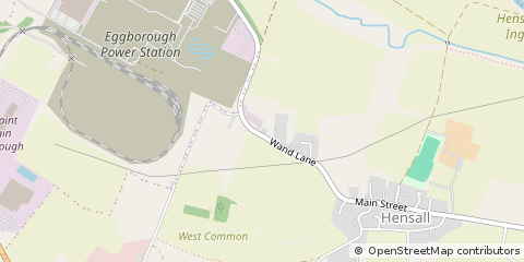 Map of Hensall, North Yorkshire