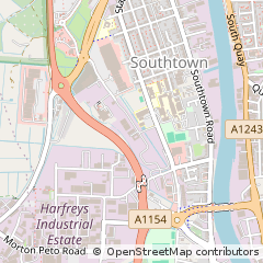 Map of Great Yarmouth, Norfolk