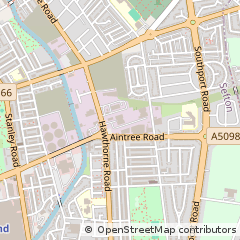 Map of Bootle, Merseyside