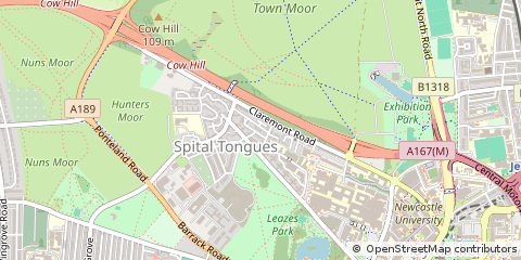 Map of Newcastle Upon Tyne