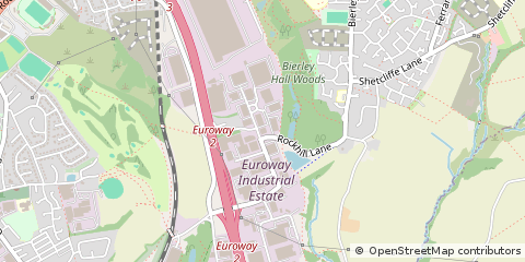 Map of Bradford, West Yorkshire