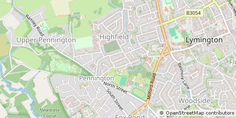 Map of Lymington