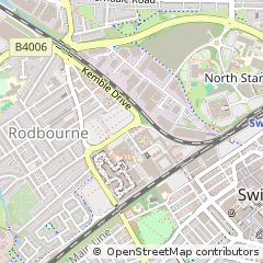 Map of Swindon, Wiltshire