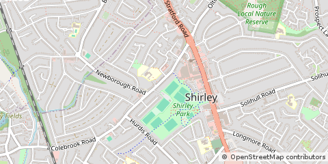 Map of Solihull