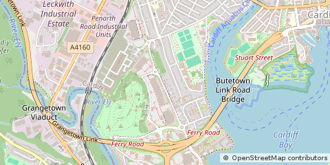 Map of Cardiff