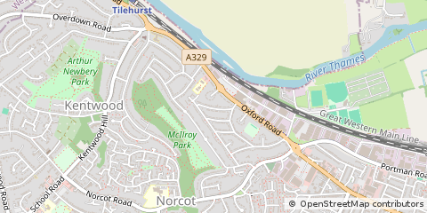 Map of Reading