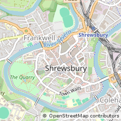 Map of Shrewsbury