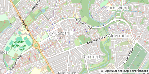 Map of Southampton