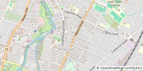 Map of Leicester