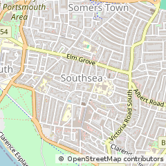 Map of Southsea, Hampshire