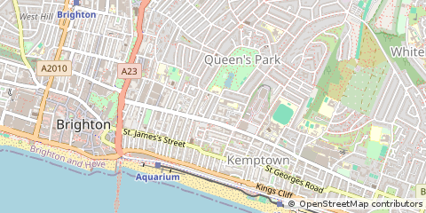 Map of Brighton, East Sussex