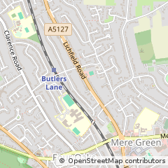 Map of Sutton Coldfield