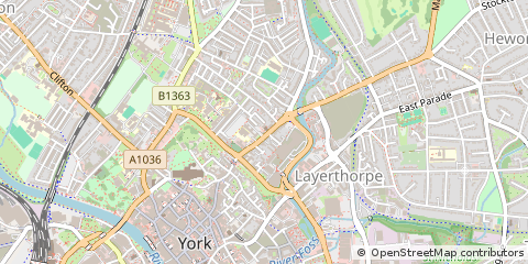 Map of York
