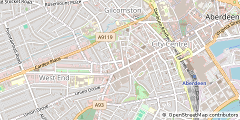 Map of Aberdeen