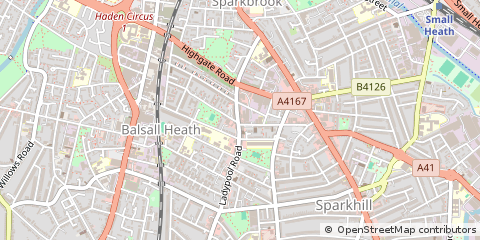 Map of Birmingham