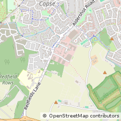 Map of Church Crookham, Hants