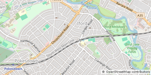 Map of Bournemouth
