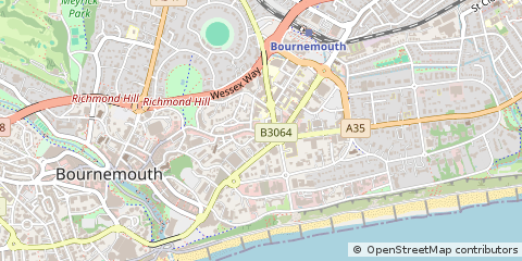 Map of Bournemouth