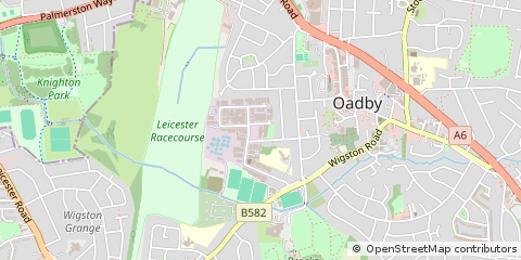 Map of Leicester