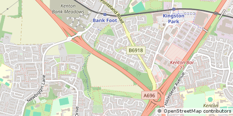 Map of Newcastle Upon Tyne