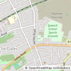 Map of Ipswich, Suffolk
