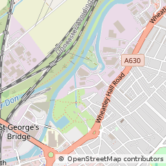 Map of Doncaster