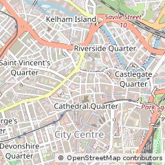 Map of Sheffield