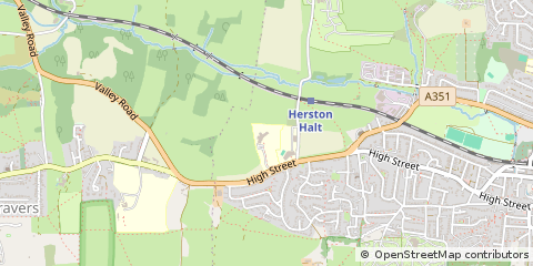 Map of Swanage, Dorset