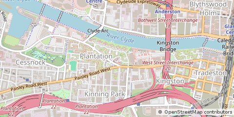 Map of Glasgow