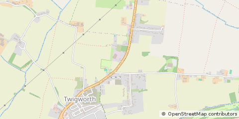 Map of Twigworth, Gloucestershire