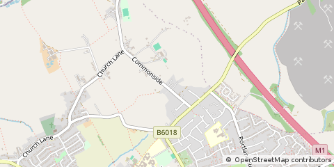 Map of Selston, Nottinghamshire