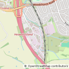 Map of Prenton, Wirral