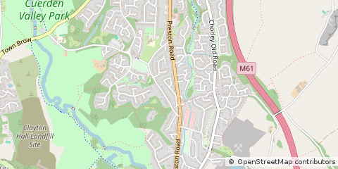 Map of Chorley