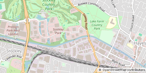 Map of Uxbridge