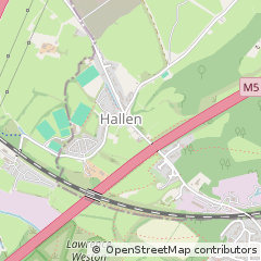 Map of Hallen, Bristol