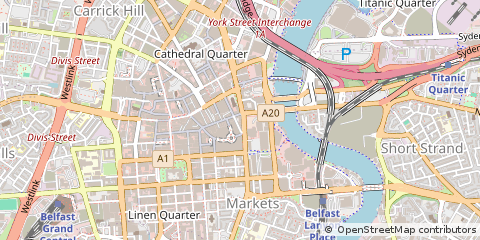 Map of Belfast
